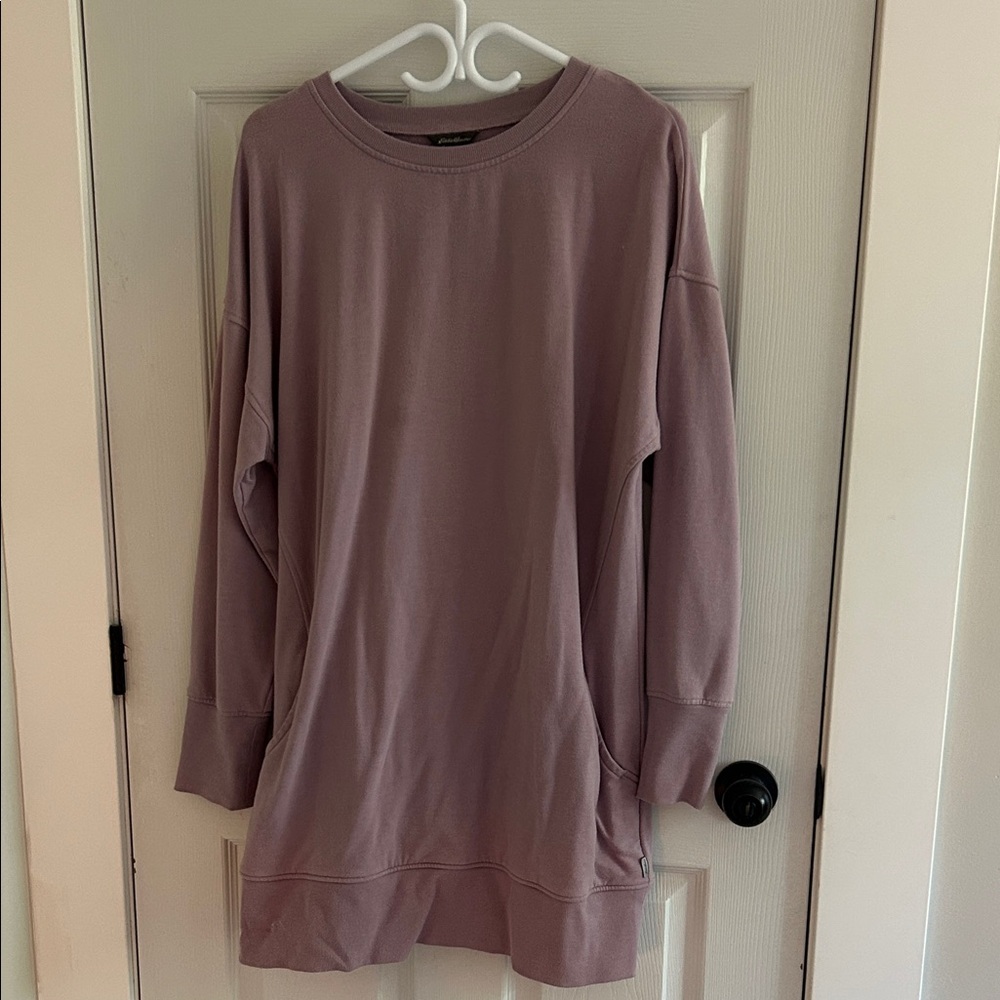 Eddie Bauer Women's Lavender Pullover Dress
